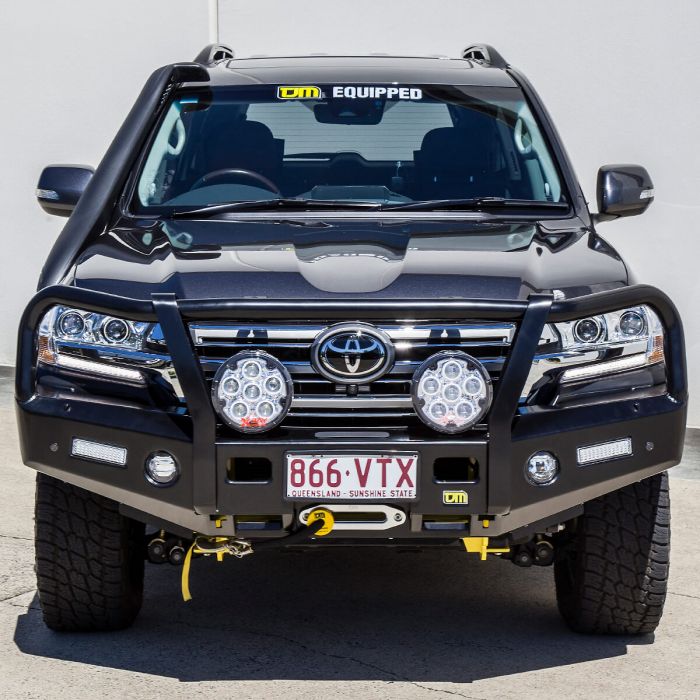 TJM OUTBACK HEAVY DUTY BUMPER BLACK STEEL