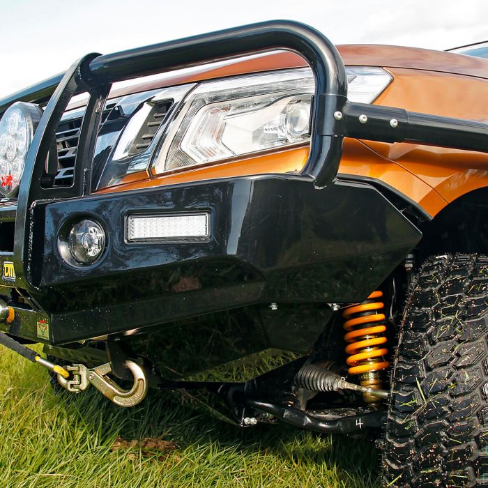 TJM OUTBACK HEAVY DUTY BUMPER BLACK STEEL