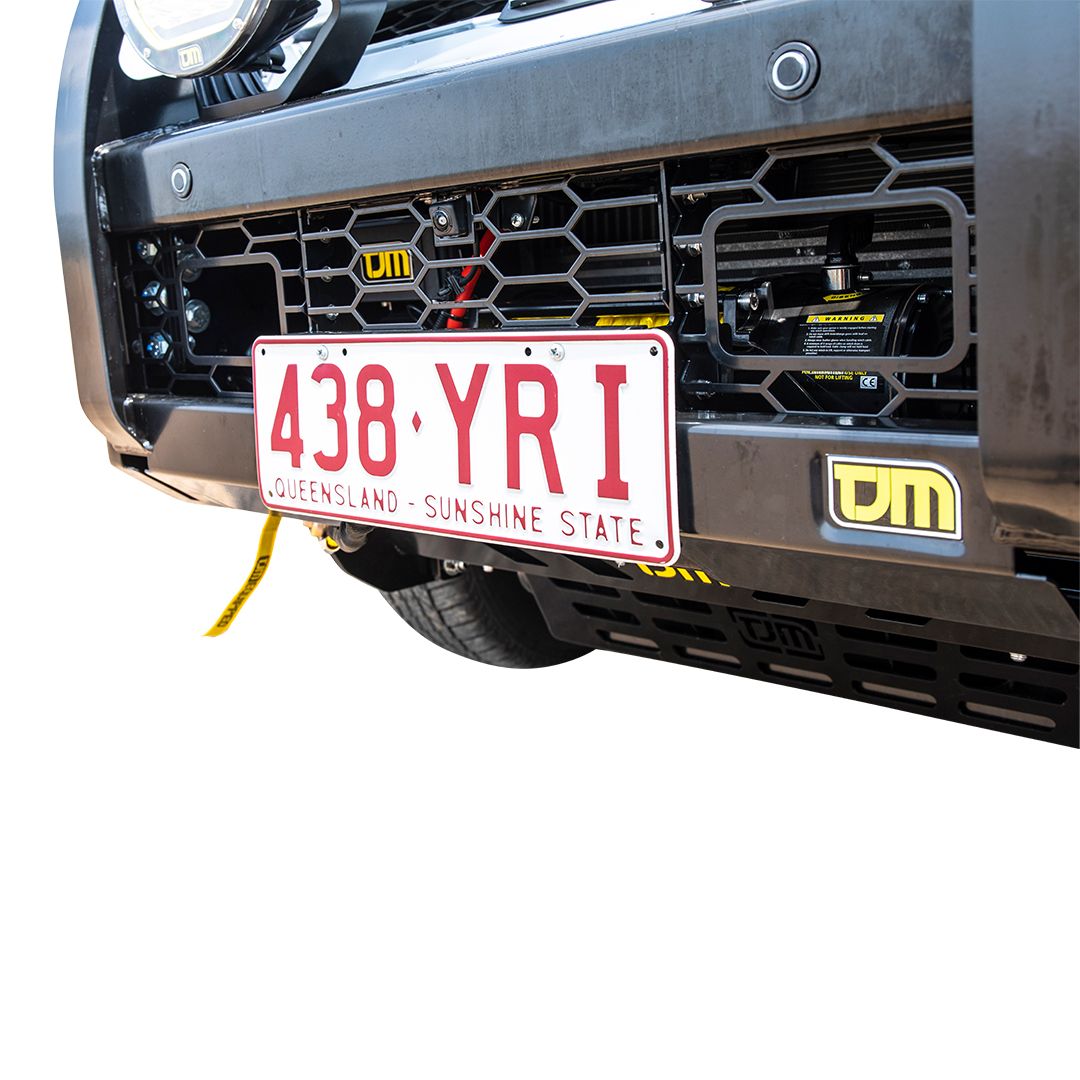 TJM OUTBACK HEAVY DUTY BUMPER BLACK STEEL