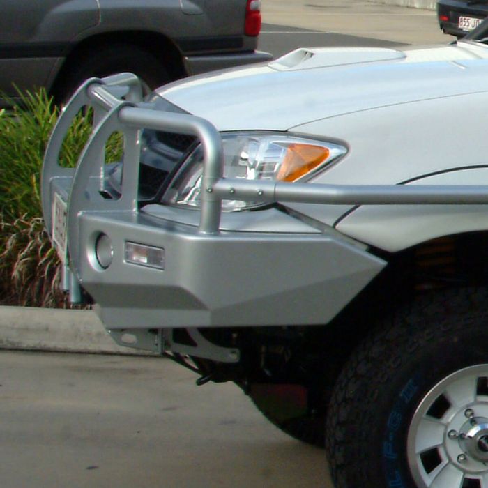 TJM OUTBACK HEAVY DUTY BUMPER BLACK STEEL