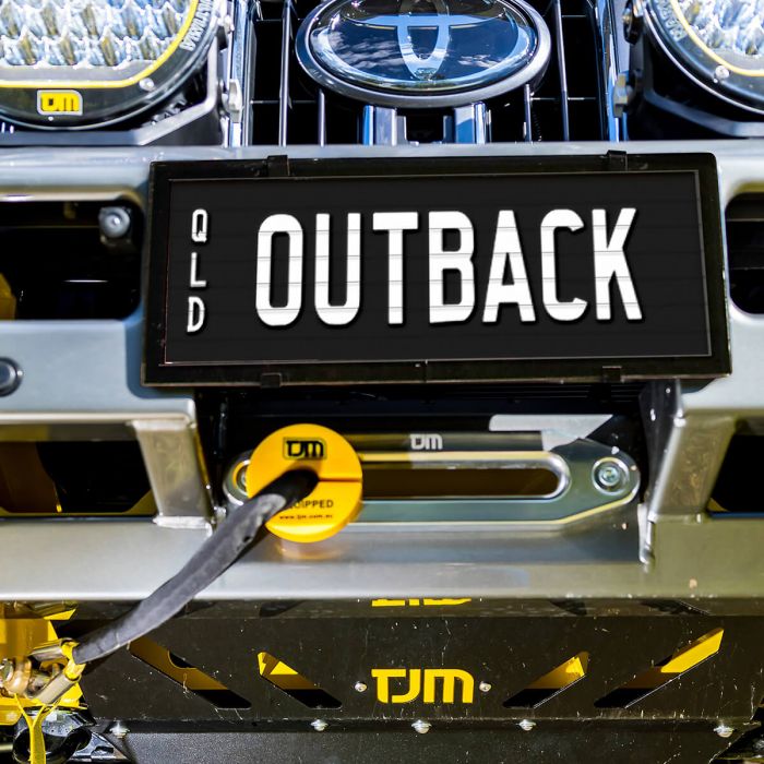 TJM OUTBACK HEAVY DUTY BUMPER BLACK STEEL