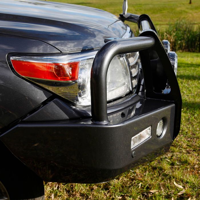 TJM OUTBACK HEAVY DUTY BUMPER BLACK STEEL