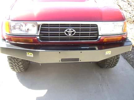 TJM FRONTIER HEAVY DUTY BUMPER BLACK STEEL