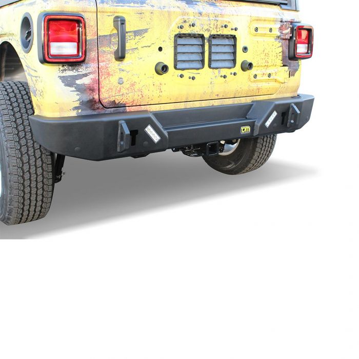 TJM REAR BUMPER CARRIER BLACK STEEL