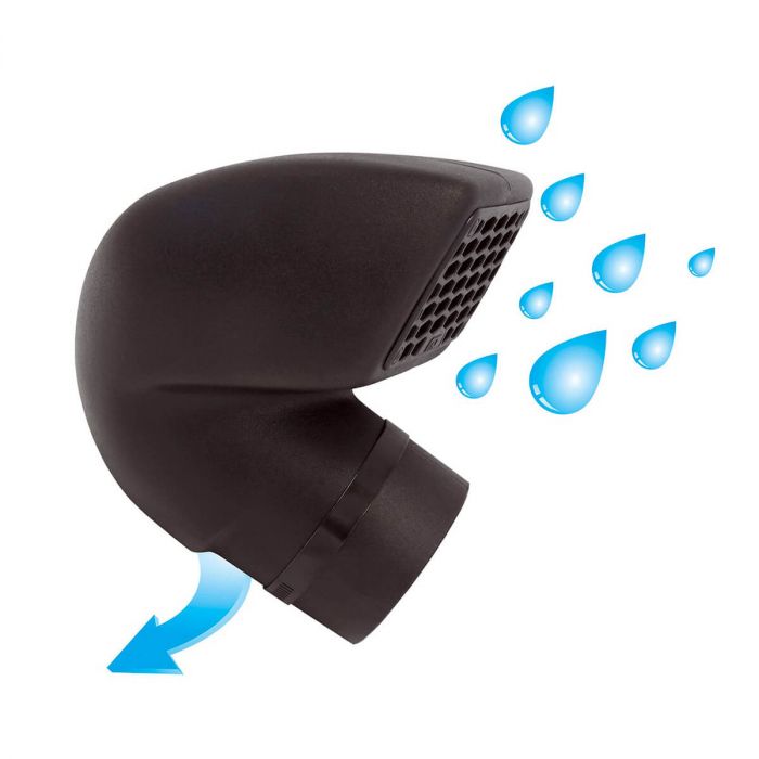 AIRETEC SNORKEL POLYETHYLENE BLACK KIT