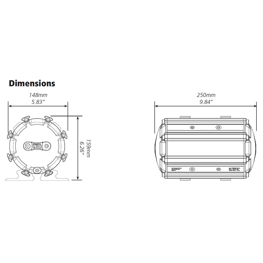TJM PRO SERIES AIR TANK 0.66 GALLON