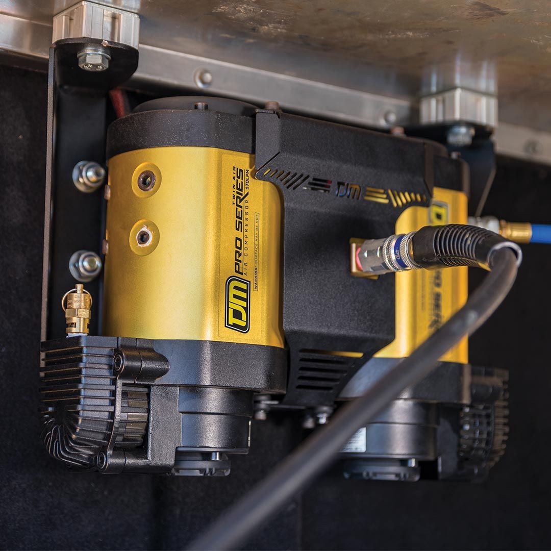 TJM PRO SERIES AIR COMPRESSOR TWIN