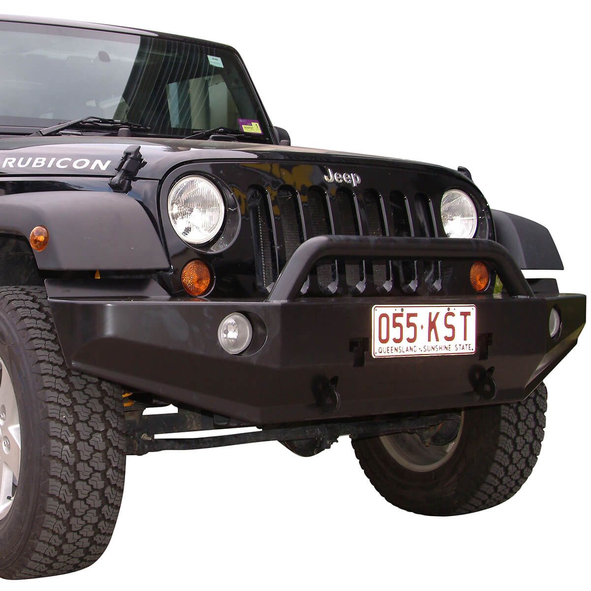 TJM EXPLORER HEAVY DUTY BUMPER BLACK STEEL