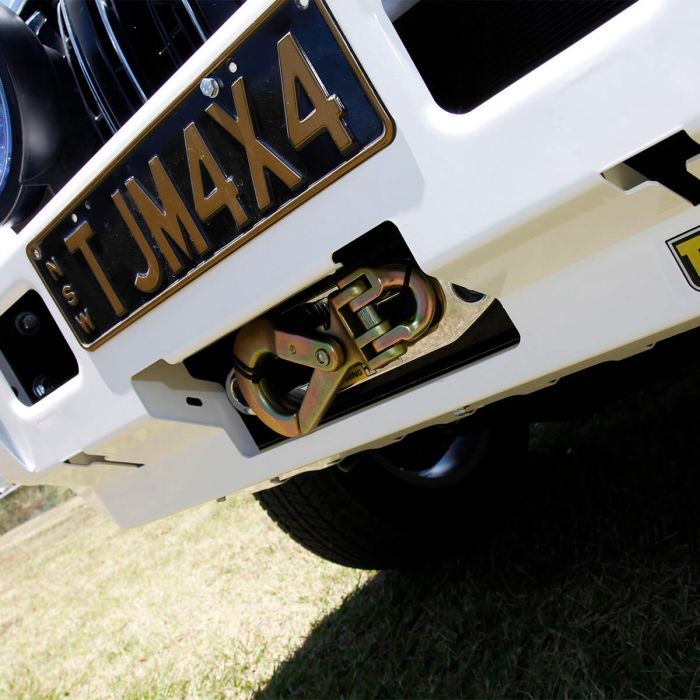 TJM OUTBACK HEAVY DUTY BUMPER BLACK STEEL