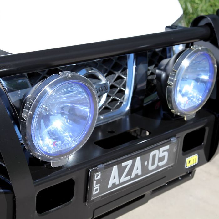 TJM OUTBACK HEAVY DUTY BUMPER BLACK STEEL