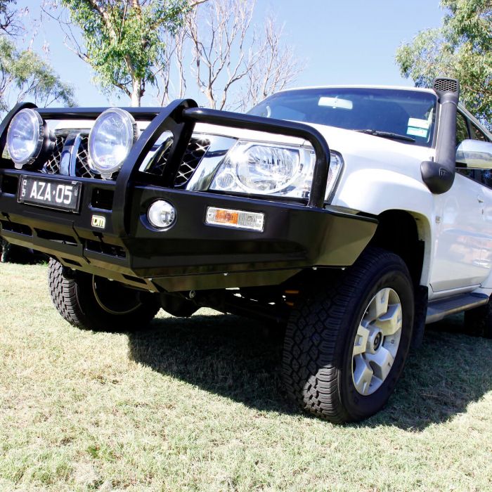 TJM OUTBACK HEAVY DUTY BUMPER BLACK STEEL