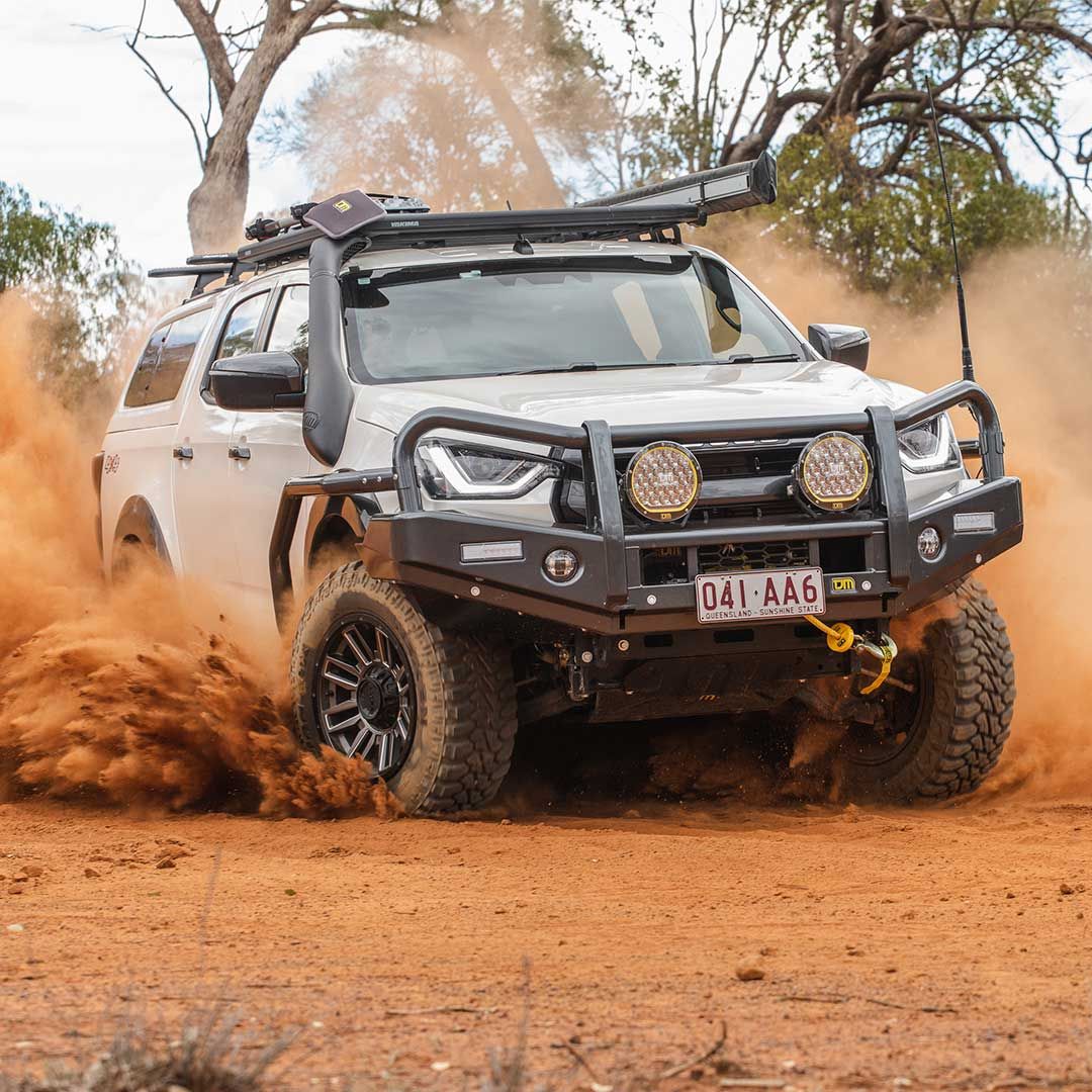 TJM OUTBACK HEAVY DUTY BUMPER BLACK STEEL