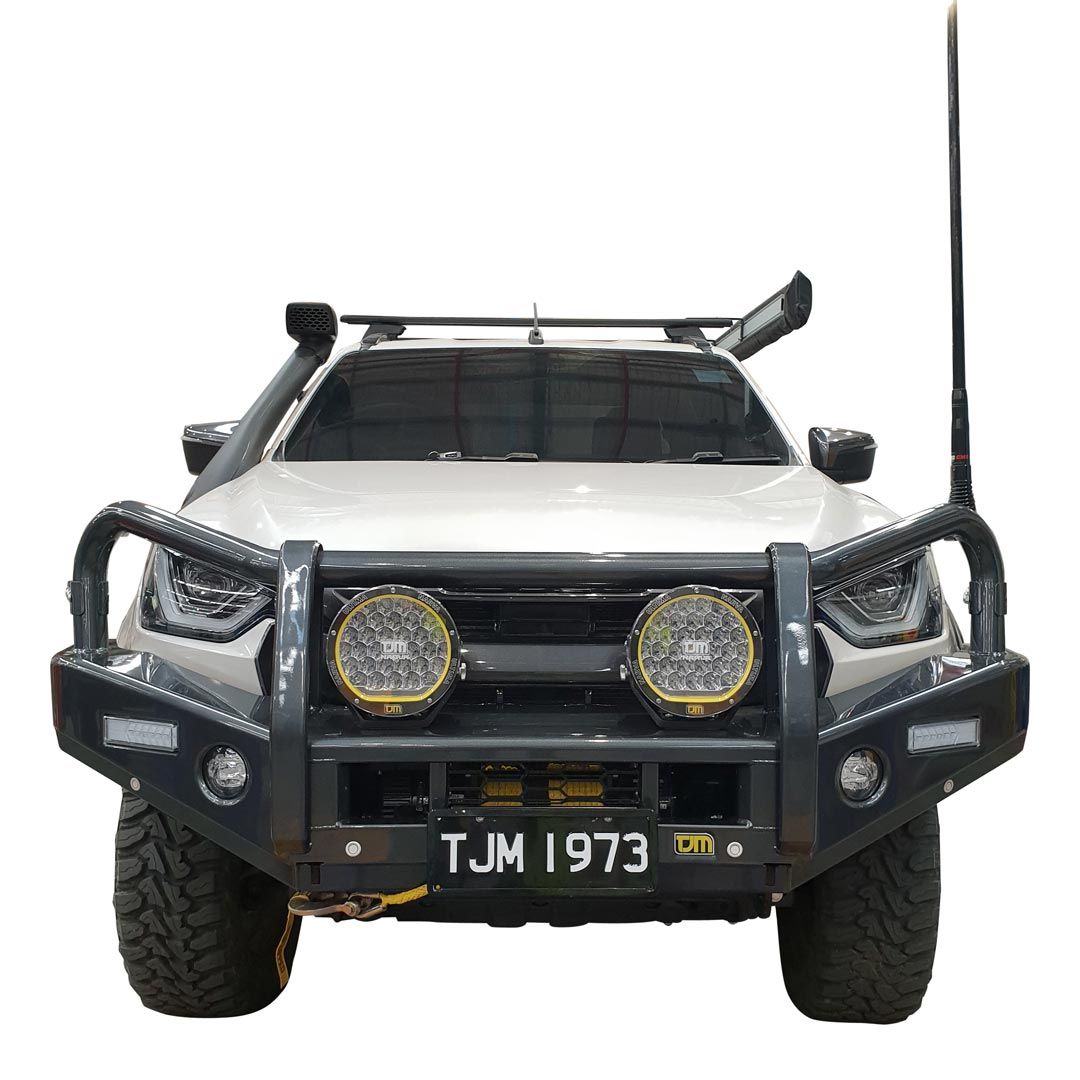 TJM OUTBACK HEAVY DUTY BUMPER BLACK STEEL