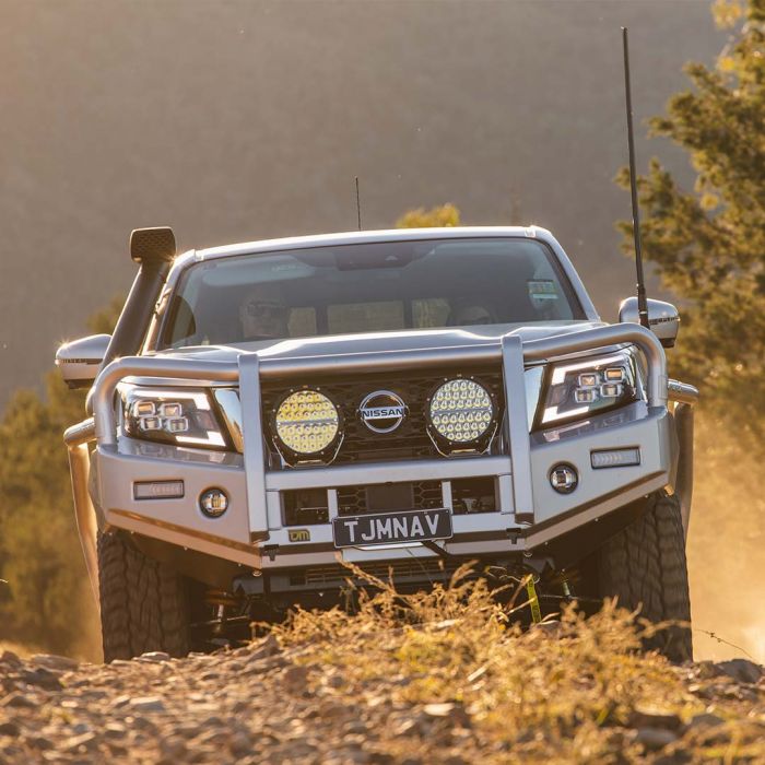 TJM OUTBACK HEAVY DUTY BUMPER BLACK STEEL