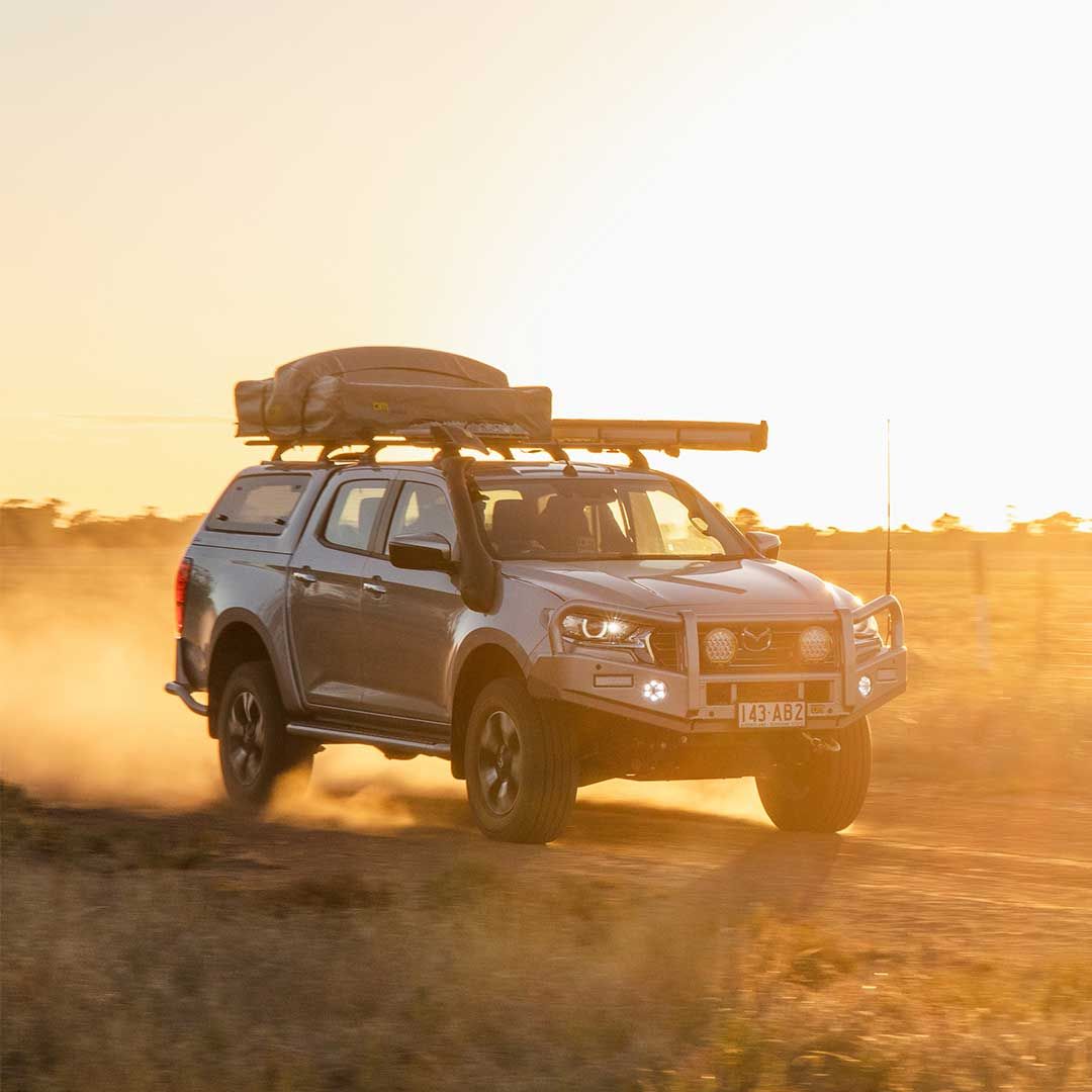 TJM OUTBACK HEAVY DUTY BUMPER BLACK STEEL