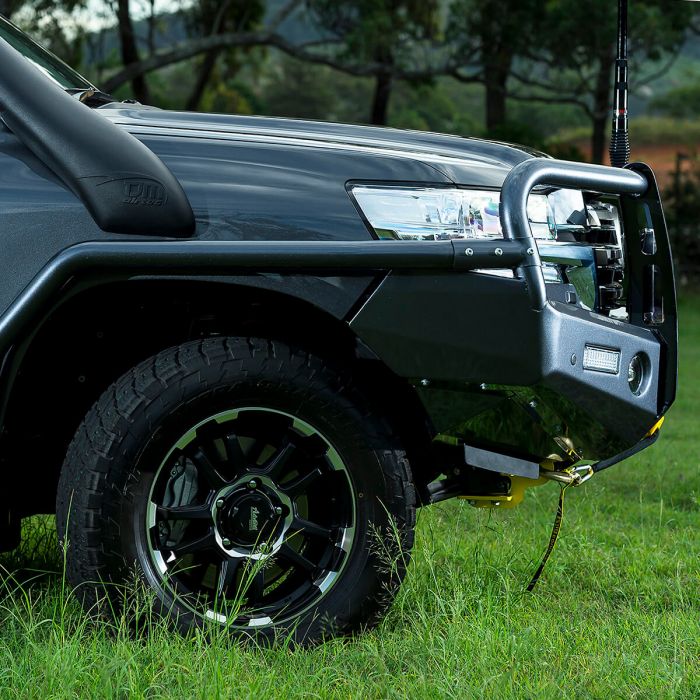 TJM OUTBACK HEAVY DUTY BUMPER BLACK STEEL