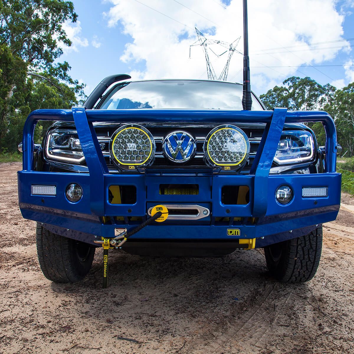 TJM OUTBACK HEAVY DUTY BUMPER BLACK STEEL