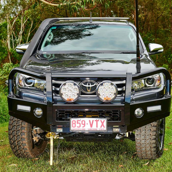TJM OUTBACK HEAVY DUTY BUMPER BLACK STEEL