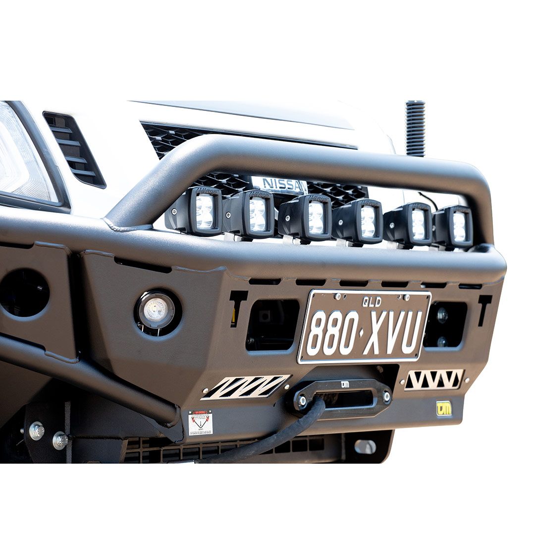 TJM CHASER PRERUNNER BUMPER BLACK STEEL