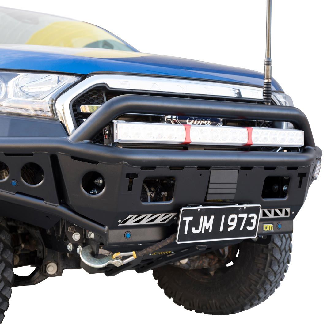 TJM CHASER PRERUNNER BUMPER BLACK STEEL