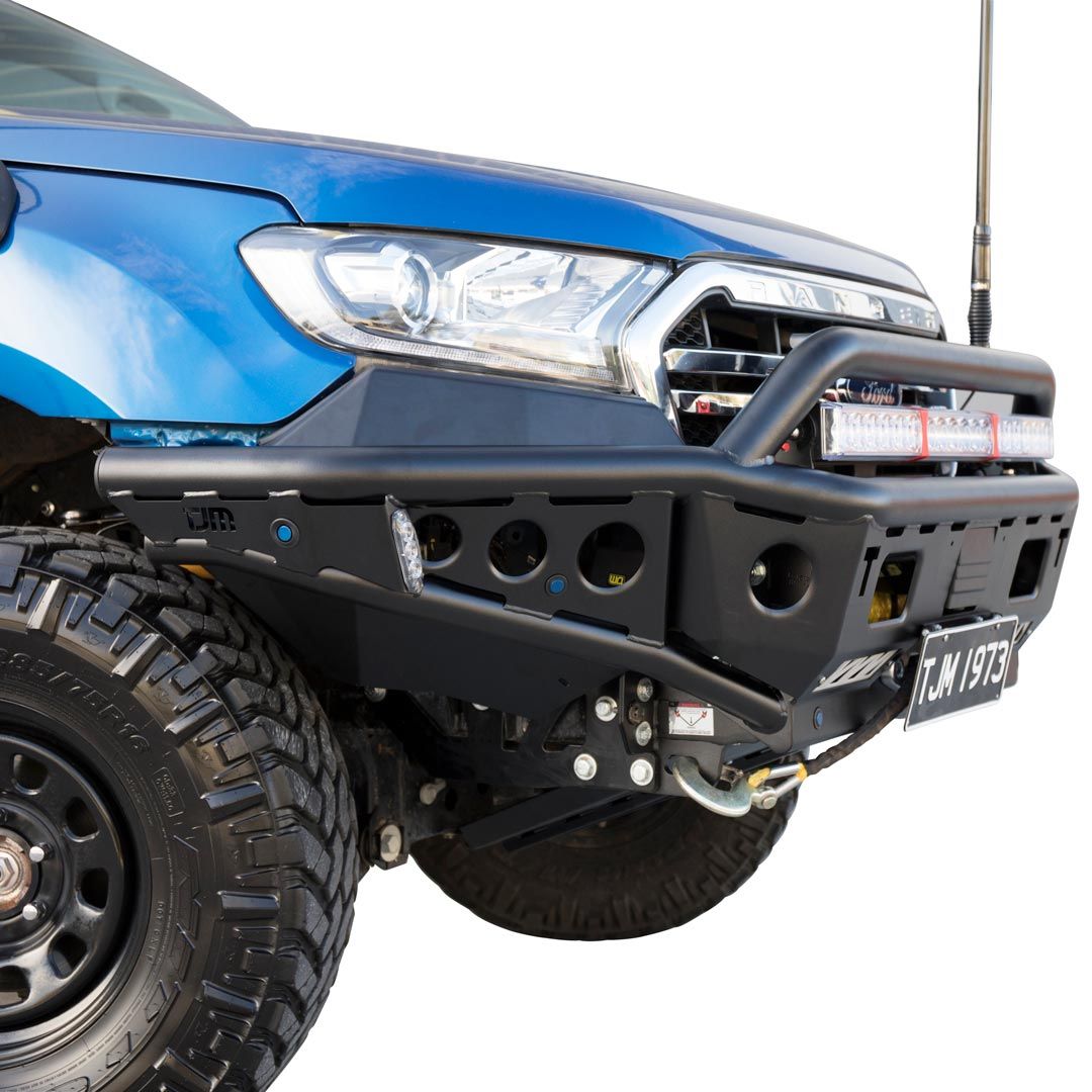 TJM CHASER PRERUNNER BUMPER BLACK STEEL