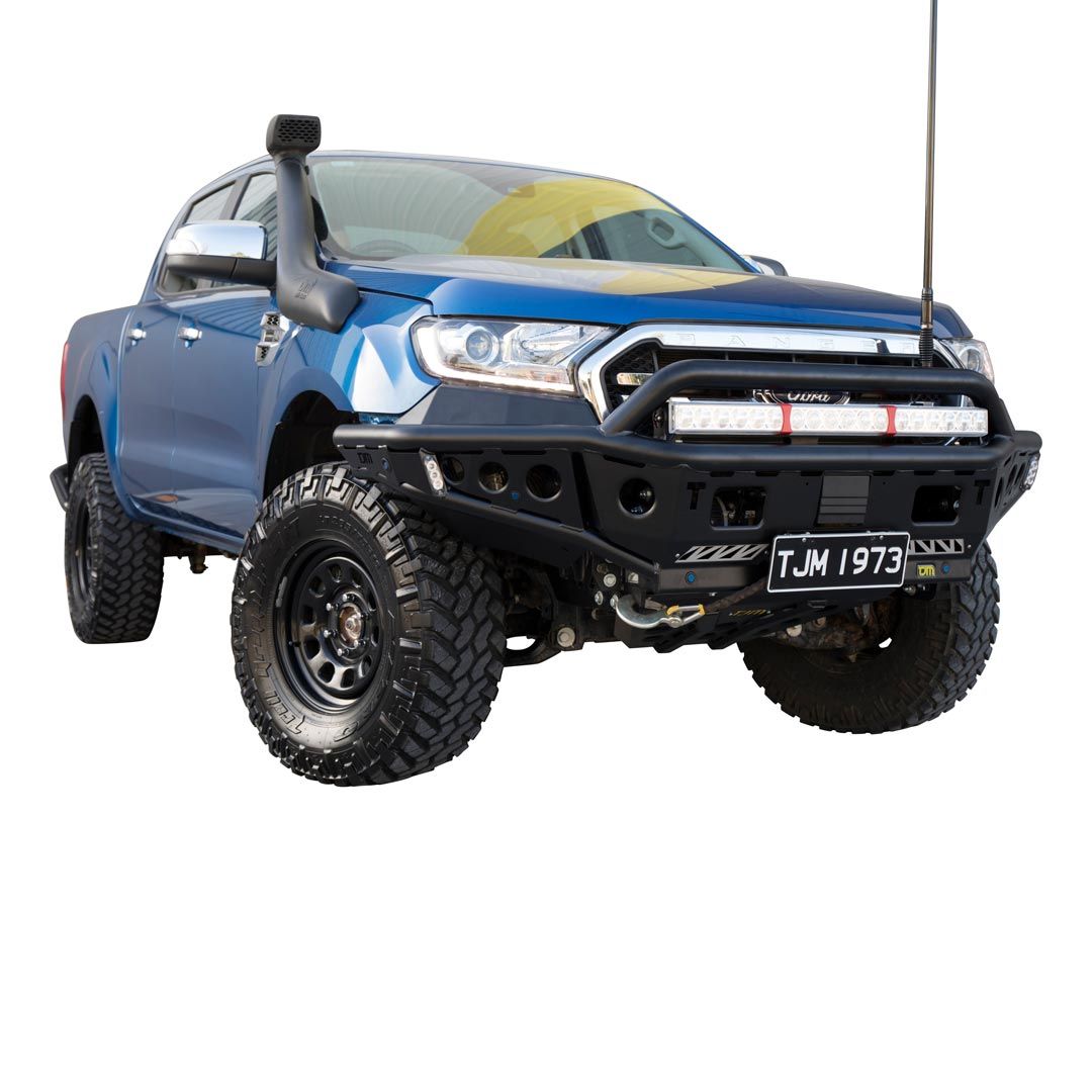 TJM CHASER PRERUNNER BUMPER BLACK STEEL