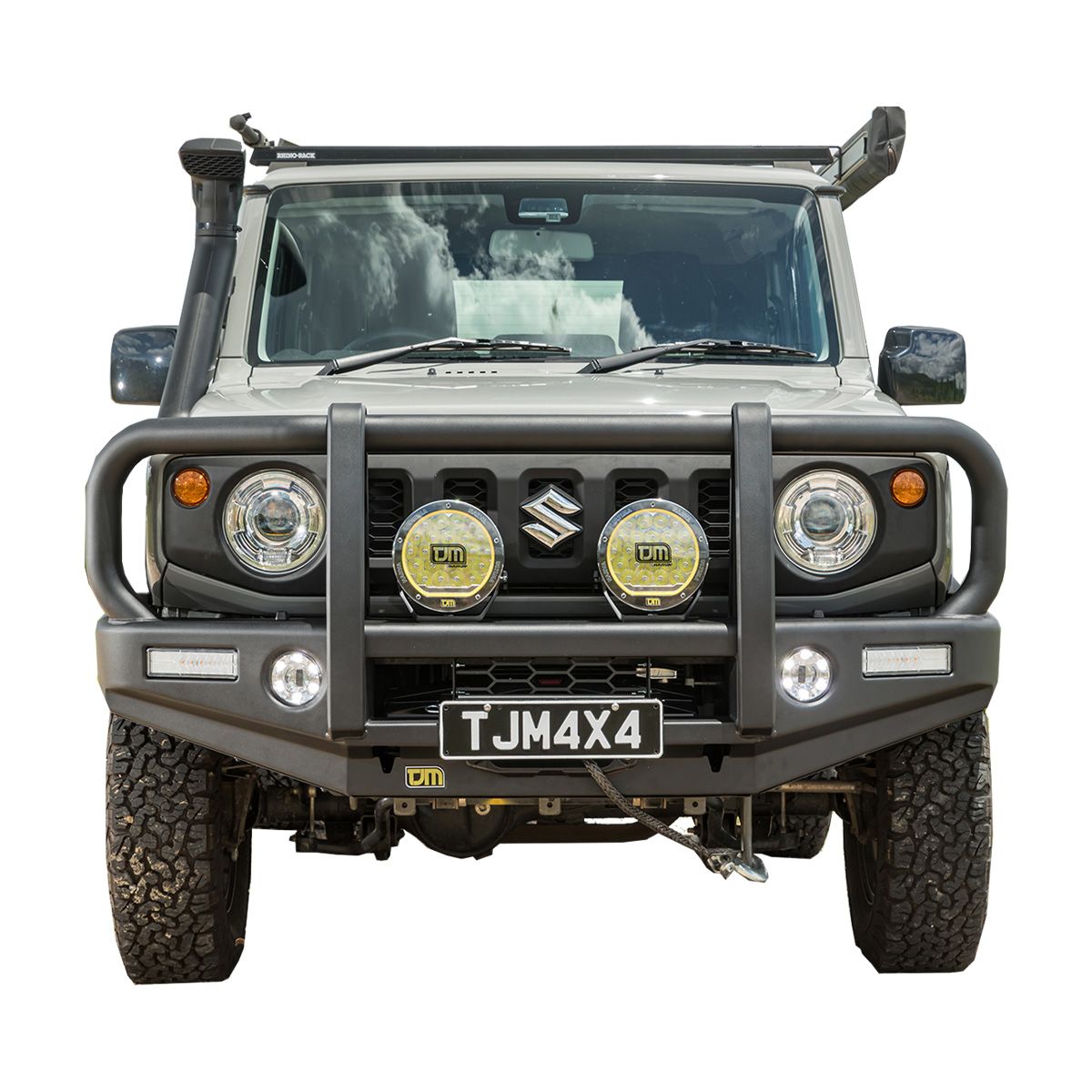 TJM OUTBACK HEAVY DUTY BUMPER BLACK STEEL