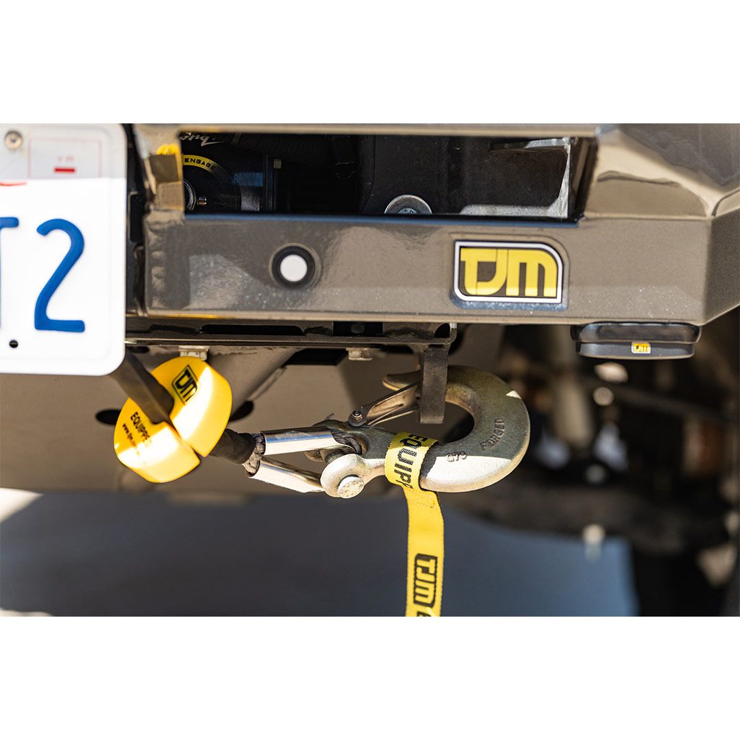 TJM EXPLORER HEAVY DUTY BUMPER BLACK STEEL