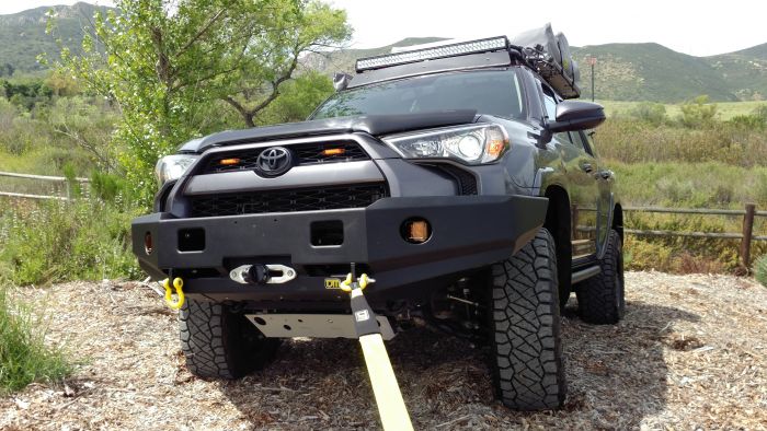 TJM FRONTIER HEAVY DUTY BUMPER BLACK STEEL