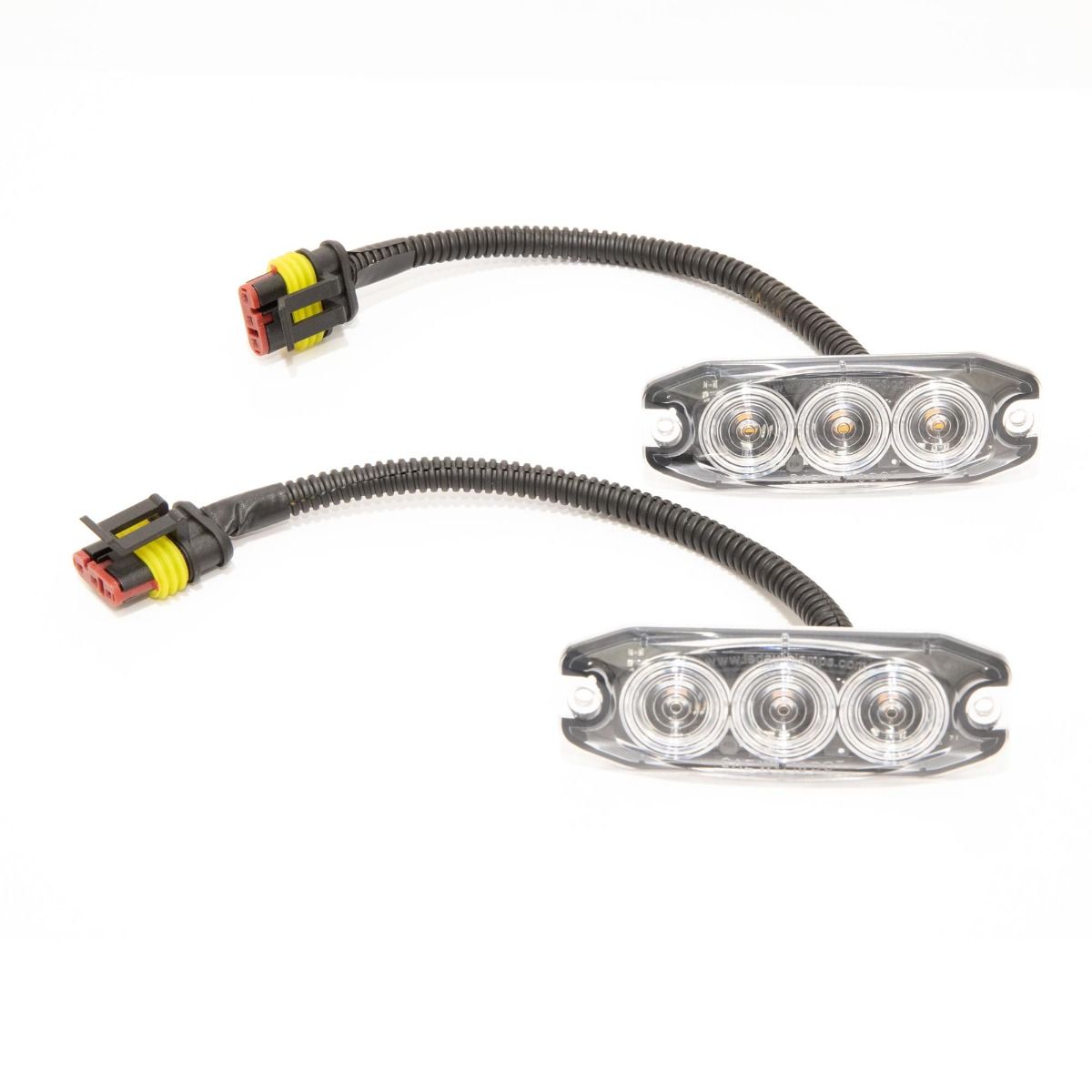 TJM FRONT INDICATOR LAMP KIT SUIT CHASER BUMPER - PAIR