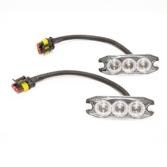 TJM FRONT INDICATOR LAMP KIT SUIT CHASER BUMPER - PAIR