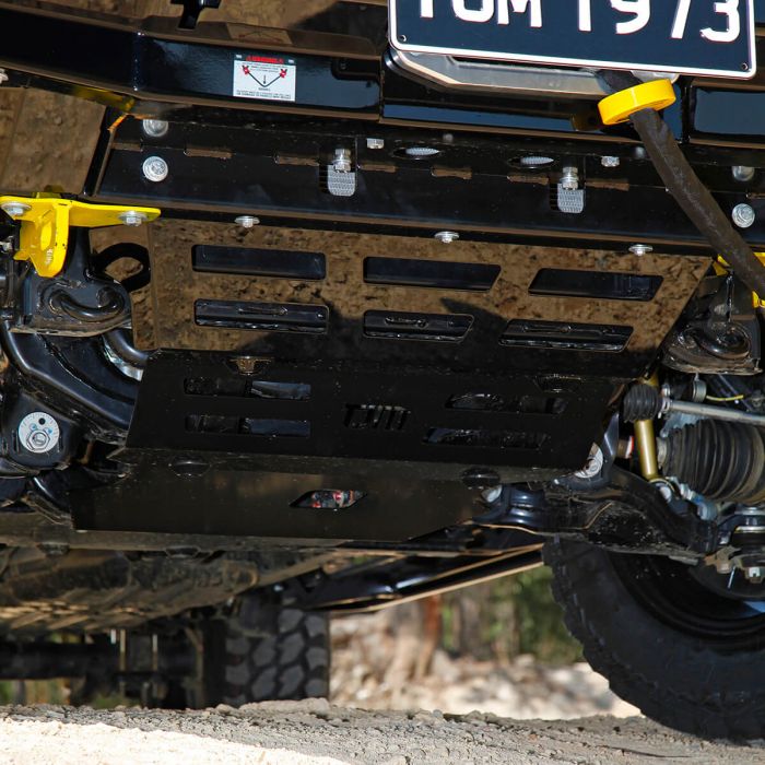 TJM SKID PLATE FRONT STEEL BLACK