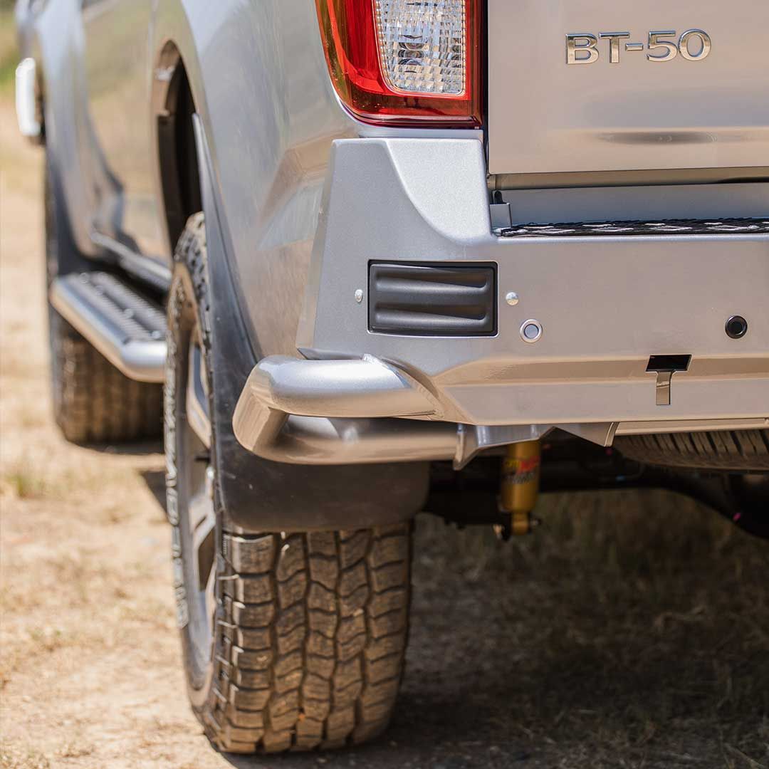 TJM REAR PROTECTION STEP TOWBAR BLACK STEEL 63MM TUBE