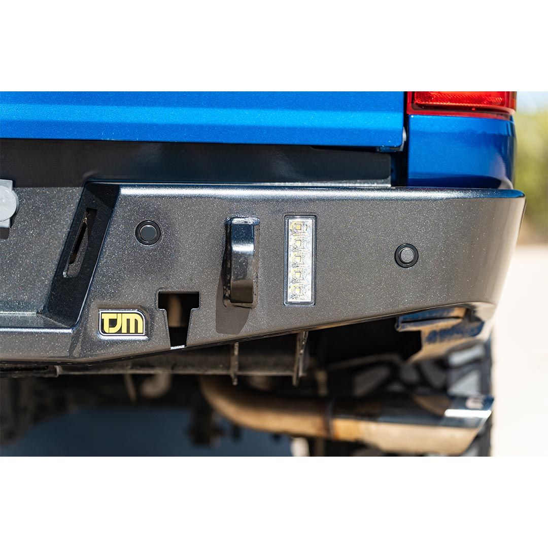 TJM REAR PROTECTION BUMPER BLACK STEEL