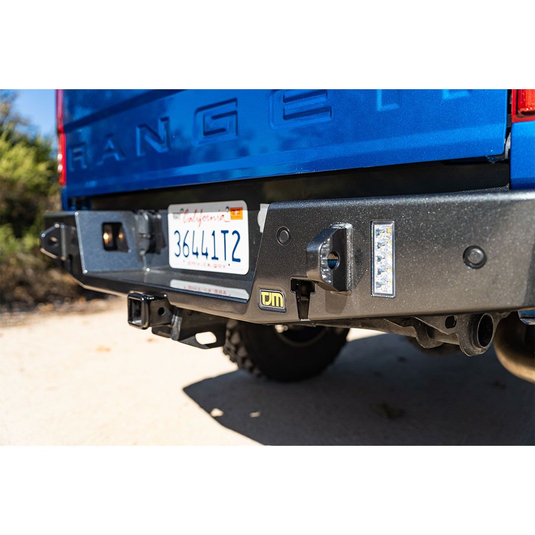 TJM REAR PROTECTION BUMPER BLACK STEEL