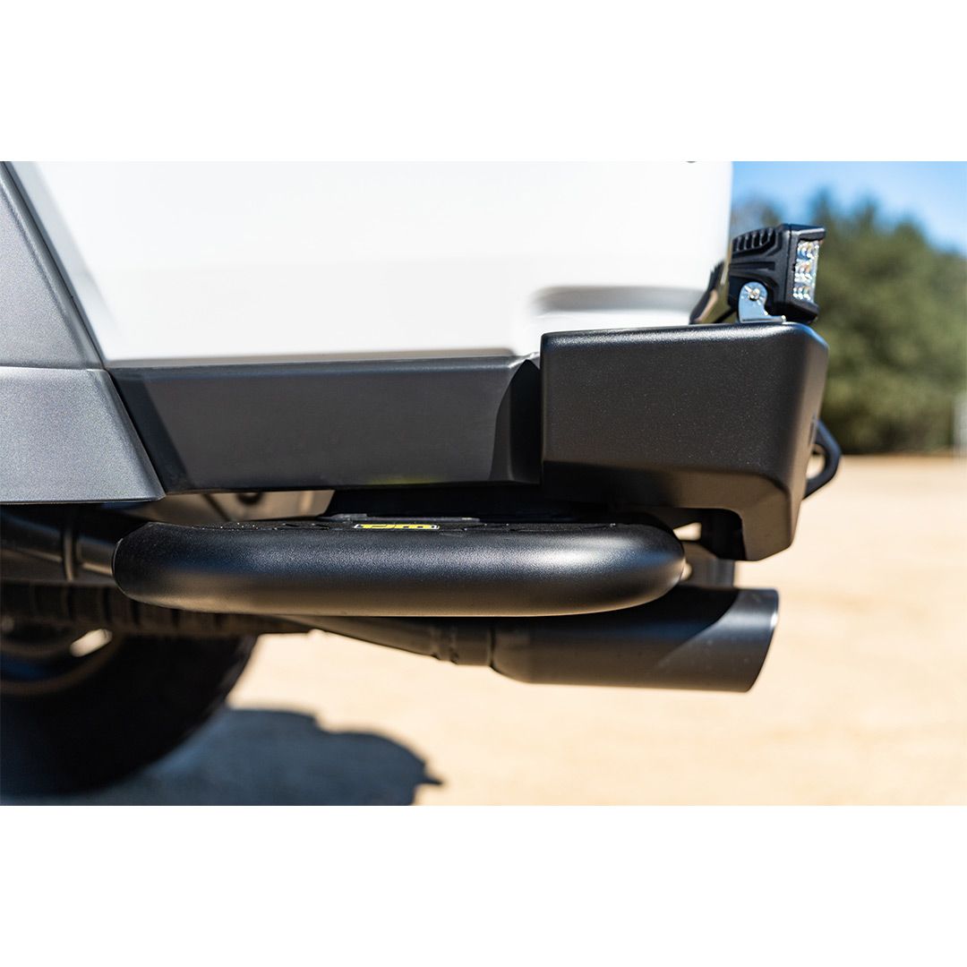 TJM REAR PROTECTION TUBES BLACK STEEL