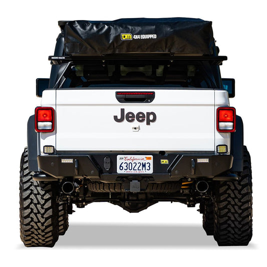 TJM REAR PROTECTION BUMPER BLACK STEEL