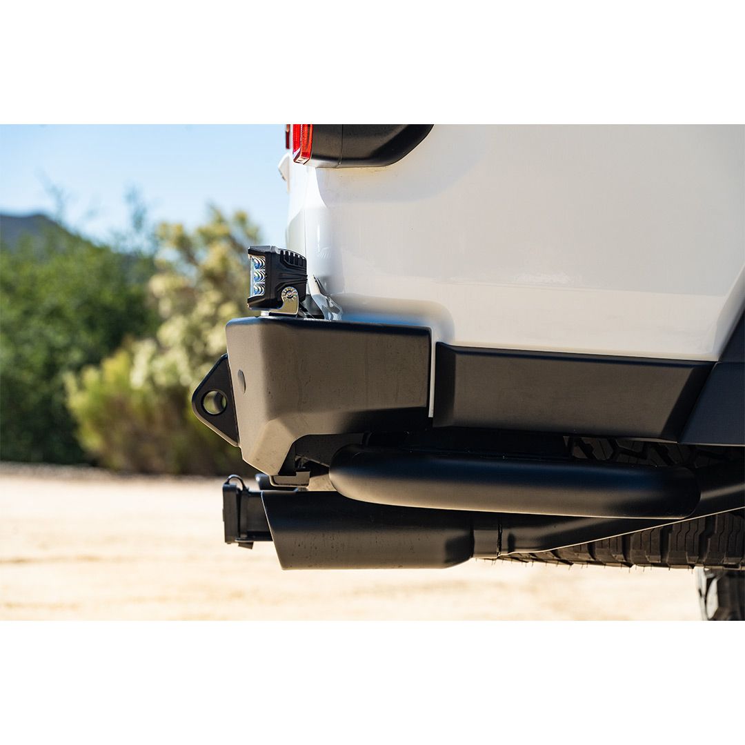 TJM REAR PROTECTION BUMPER BLACK STEEL