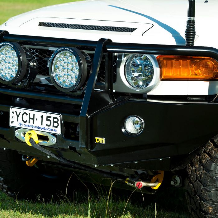 TJM OUTBACK HEAVY DUTY BUMPER BLACK STEEL